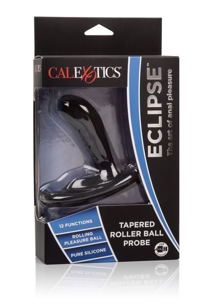Стимулятор простати CalExotic Eclipse Roller Ball Probe, 10,3 см (чорний) 14188 фото
