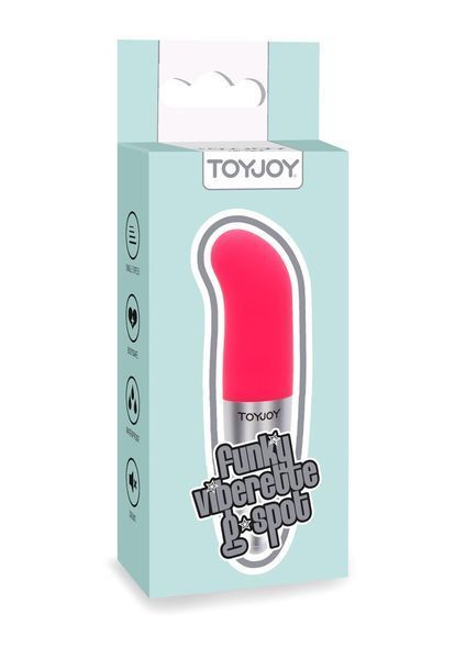 Мини-вибратор ToyJoy Viberette G-Spot, 12 см (розовый) 76464 фото