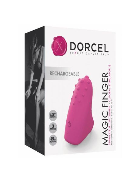 Вибратор на палец Dorcel Magic Finger, 5 см (розовый) 12872 фото