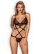 Боди Obsessive Megies Teddy, S/M (черный) 41608 фото 1