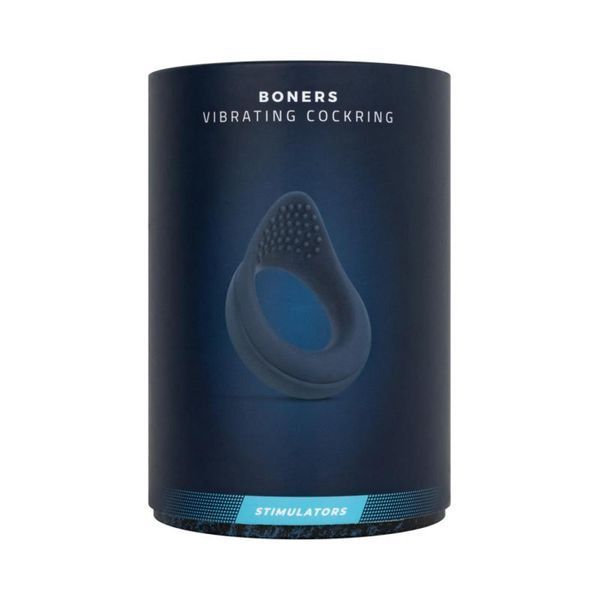 Віброкільце Boners Vibrating Cock Ring, 8.5 см (синій) 68049_EU фото
