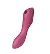 Вакуумний стимулятор клітора з вібрацією Satisfyer Curvy Trinity 3 (червоний)