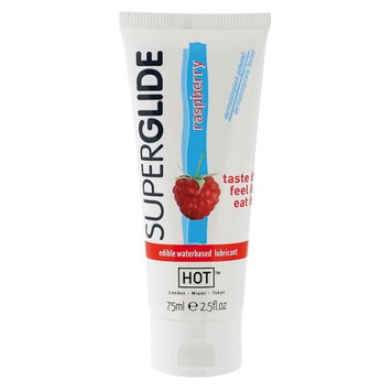 Лубрикант на водной основе Hot Edibles Superglide Lube малина, 75 мл 3749 фото