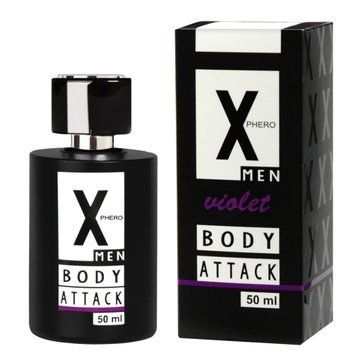 Мужские духи с феромонами Xphero Body Attack, 50 мл 42482 фото