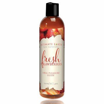 Лубрикант на водной основе Intimate Earth Natural Flavors Strawberries, 120 мл 110418 фото