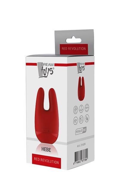 Вібростимулятор Dream Toys Red Revolution Hebe, 10,6 см (червоний) 16778 фото