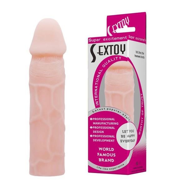 Фалоімітатор Super Excitement Sextoy Fresh, 16.3 см (тілесний) 11658 фото