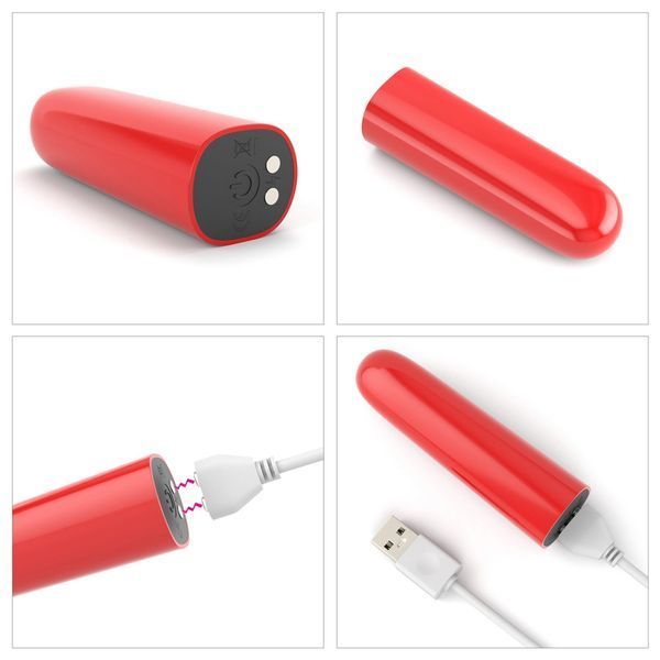 Вібратор Lovetoy Ijoy Rechargeable Bullet Scream, 8.4 см (червоний) 74746 фото