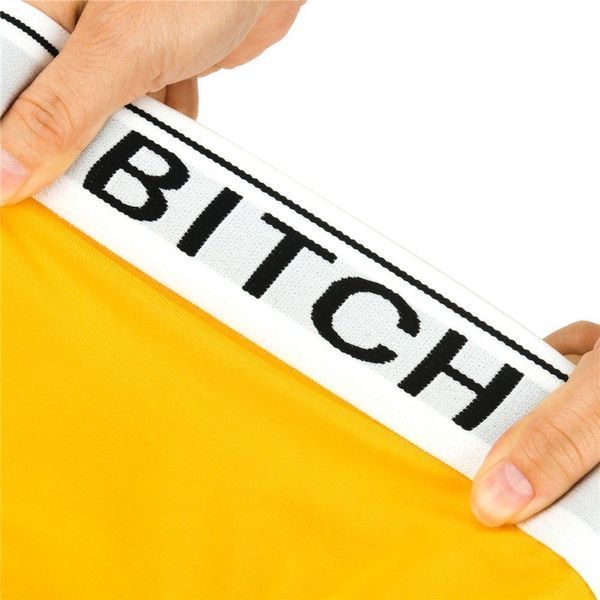 Трусики Lovetoy Ingen Bitch Vibrating Panties, XL (жовтий) 44182 фото