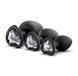 Набор анальных пробок Bling Plugs Trainer Kit, 3 шт (черный) 79060 фото 3