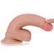 Фаллоимитатор на присоске Dual-Layered Silicone Cock Flesh, 18 см (телесный) 28852 фото 4