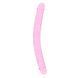 Двосторонній фалоімітатор RealRock Crystal Clear Double Dildo 13'', 34 см (рожевий) 52180 фото 1