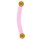 Двухсторонний фаллоимитатор RealRock Crystal Clear Double Dildo 13'', 34 см (розовый) 52180 фото 5