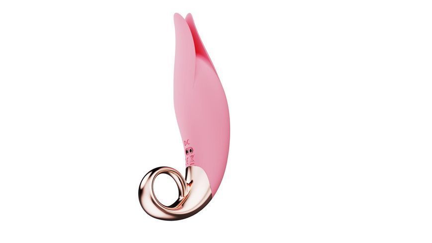 Вибратор для клитора Boss Series Flirting Tongue Licking, 13 см (светло-розовый) 32560 фото