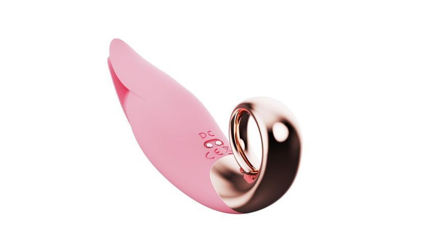 Вибратор для клитора Boss Series Flirting Tongue Licking, 13 см (светло-розовый) 32560 фото