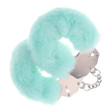 Наручники Ouch! Heavy-duty Fluffy Handcuffs (мятный) 218054 фото