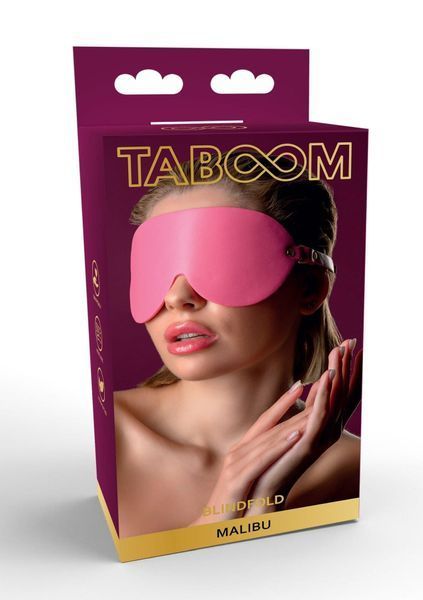 Маска на глаза Taboom Malibu Blindfold (розовый) 51892 фото