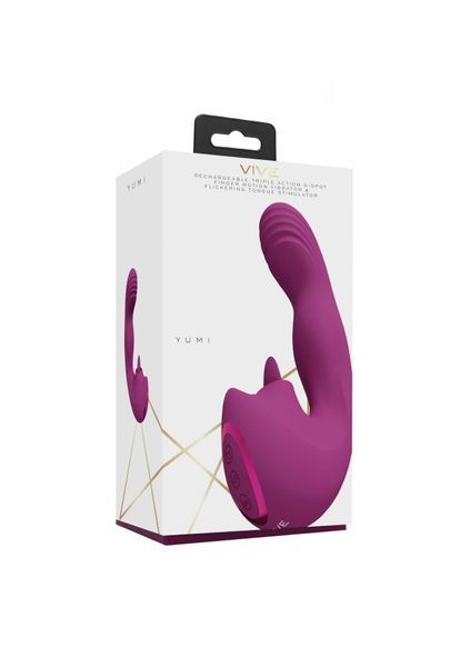 Вібратор Vive Yumi G-Spot, 13.7 см (рожевий) 99976 фото