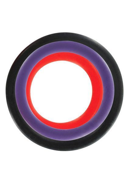 Ерекційне кільце ToyJoy Triple G-Ring Set, 3 шт (мульти) 8764 фото