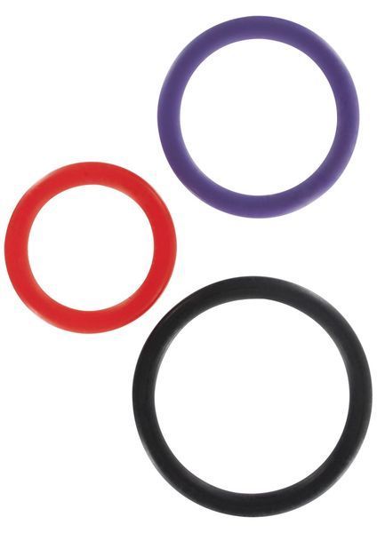 Ерекційне кільце ToyJoy Triple G-Ring Set, 3 шт (мульти) 8764 фото