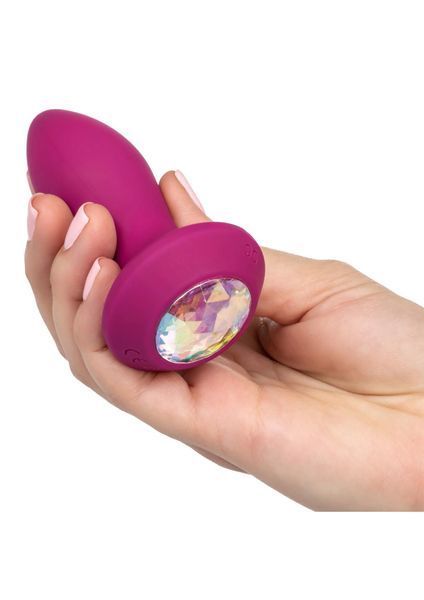 Анальна пробка Calexotics Petite Crystal Probe, 9.5 см (фіолетовий) 38574 фото