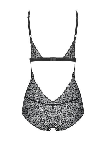 Боді Obsessive Shibu, S/M (чорний) 8115 фото