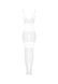 Жіночий сітчастий боді Obsessive Bodystocking G330 XL/XXL (білий) 33798 фото 6