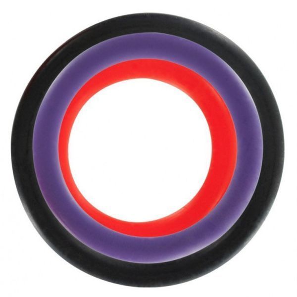 Ерекційне кільце ToyJoy Triple G-Ring Set, 3 шт (мульти) 8764 фото
