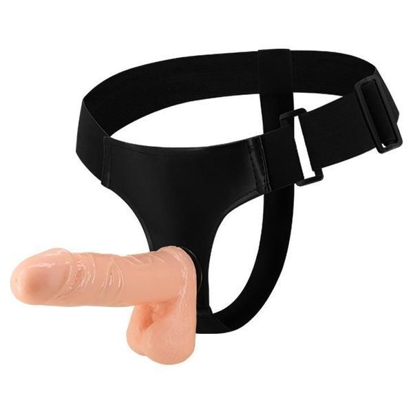 Страпон Ultra Passionate Harness Sensual Comfort, 17.5 см (телесный) 118453 фото