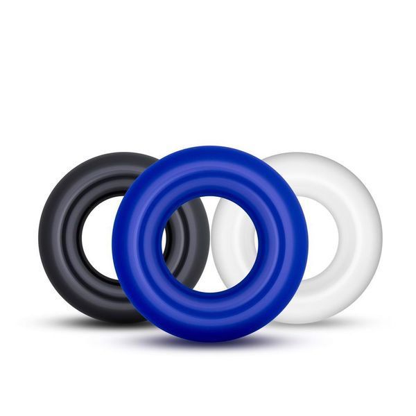 Набір ерекційних кілець Stay Hard Donut Rings, 3 шт (мульті) 79000 фото