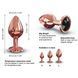Анальная пробка с кристаллом Dorcel, 8,3 см (бронзовый) 25768 фото 6