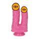 Подвійний фалоімітатор Toyz4lovers Caino e Abele, 15.5 см (рожевий) 73990 фото 7