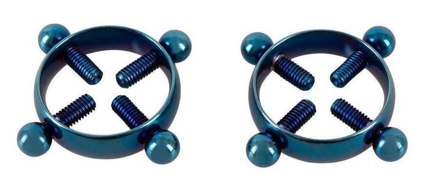 Затискачі на соски Bad Kitty Nipple Jewellery (синій) 35056 фото
