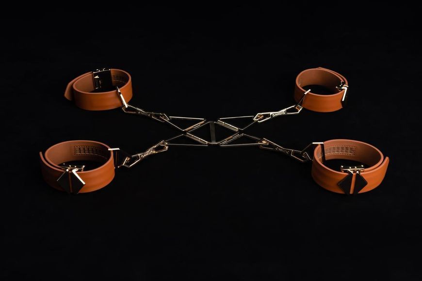 БДСМ набір Lockink Hogtie Set (коричневий) 122128 фото
