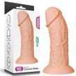 Реалистичный фаллоимитатор на присоске LoveToy Realistic, 24 см (телесный) 44212 фото
