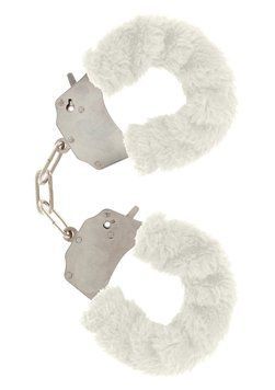 Наручники ToyJoy Furry Fun Cuffs (білий) 38208 фото