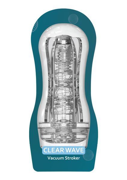 Мастурбатор ToyJoy Clear Wave (прозорий) 210896 фото