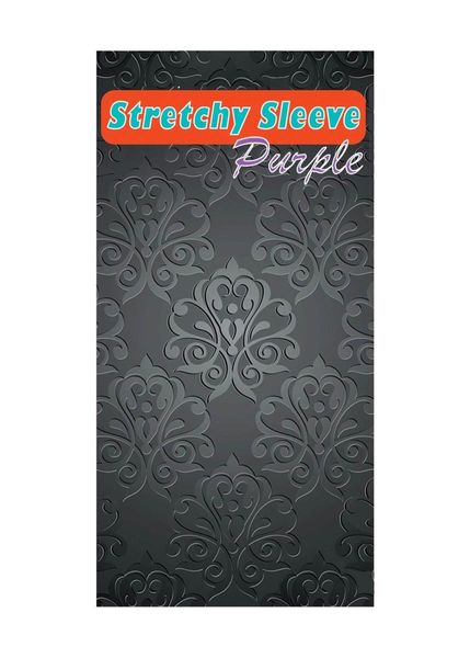 Насадка на пеніс Boss Series Stretchy Sleeve, 7 см (фіолетовий) 10109 фото