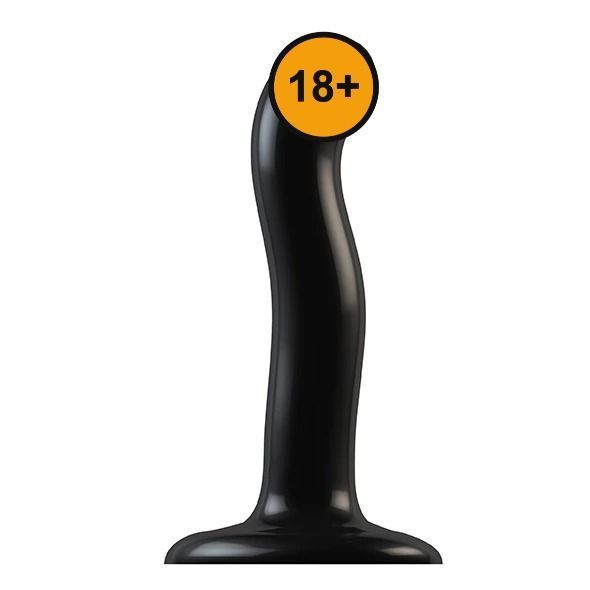 Фалоімітатор Strap-On-Me Dildo Plug P&G L, 18 см (чорний) 69228 фото