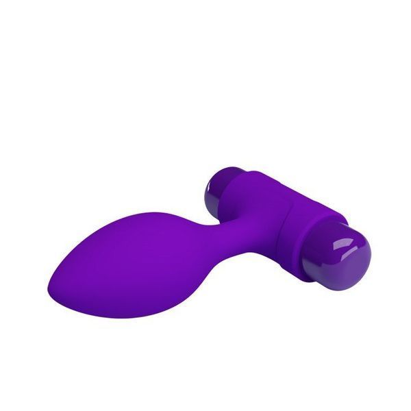 Анальная пробка Pretty Love Vibra Butt Plug, 8,6 см (фиолетовый) 31387_EU фото