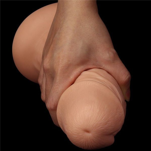 Реалистичный фаллоимитатор на присоске LoveToy Realistic, 24 см (телесный) 44212 фото
