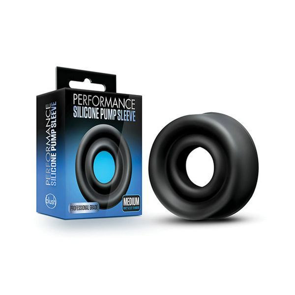 Насадка на помпу для пениса Pump Performance Sleeve Medium (черный) 108018 фото