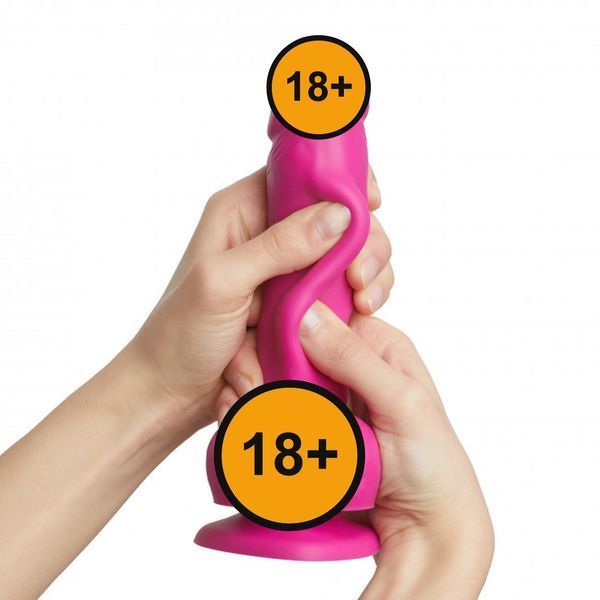 Фаллоимитатор Strap-On-Me Sliding Skin Realistic L, 14,2 см (фуксия) 13738_EU фото