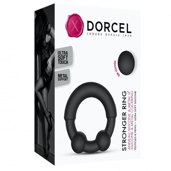Ерекційне кільце Dorcel Stronger Ring, 3.5 см (чорний) 25660 фото