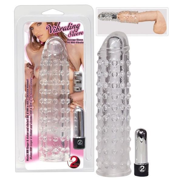 Насадка на пенис Orion Vibro Penis Sleeve, 16х4 см (прозрачный) 9535 фото