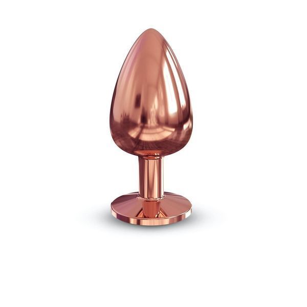 Анальная пробка с кристаллом Dorcel Diamond Plug L, 9,5 см (бронзовый) 25770 фото