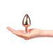 Анальная пробка с кристаллом Dorcel Diamond Plug L, 9,5 см (бронзовый) 25770 фото 3