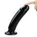 Большая анальная пробка LoveToy King-Sized, 23.5х5 см (чёрный) 14624 фото 8