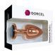 Анальная пробка с кристаллом Dorcel Diamond Plug L, 9,5 см (бронзовый) 25770 фото 4