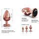 Анальная пробка с кристаллом Dorcel Diamond Plug L, 9,5 см (бронзовый) 25770 фото 6
